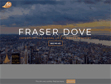 Tablet Screenshot of fraserdove.com
